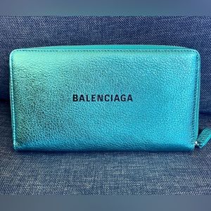 Balenciaga Metallic Wallet